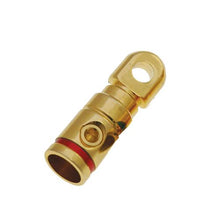 Load image into Gallery viewer, Absolute GRT102R Red Band 2 Gauge Chrome Power Ring Terminal