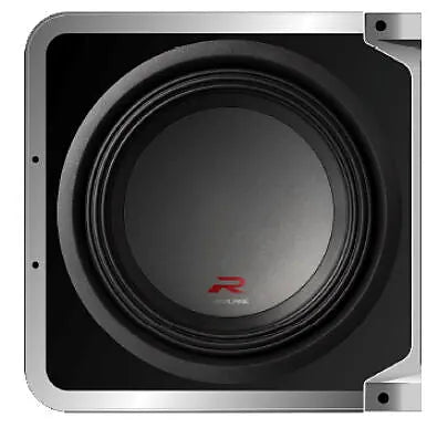 2 Alpine R-SB12V Loaded 12" 750w R-W12D4 Subwoofers Ported Sub Enclosure
