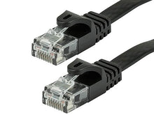 Load image into Gallery viewer, 2 American Terminal EPC3BK 3' Cat6a Ethernet network patch cable RJ45 23AWG 600M solid copper
