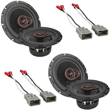Load image into Gallery viewer, 4 Cerwin Vega 3-Way Coaxial Speakers 6.5" 340 Watts + Harness 72-7800 For Honda
