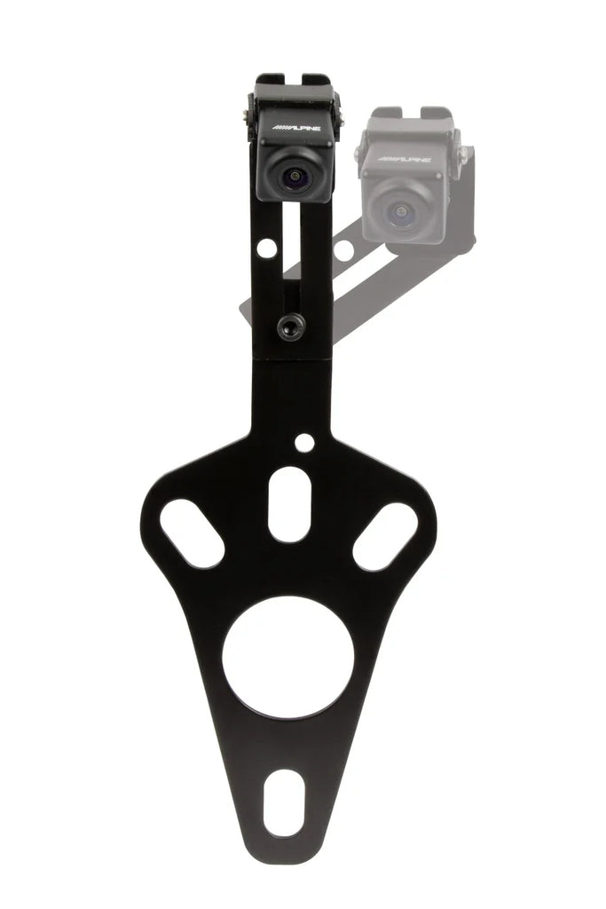 Alpine HCE-RCAM-WRA Rear View Camera Fit Jeep Wrangler 2007-2017 Factory Display + Accessory Bundle