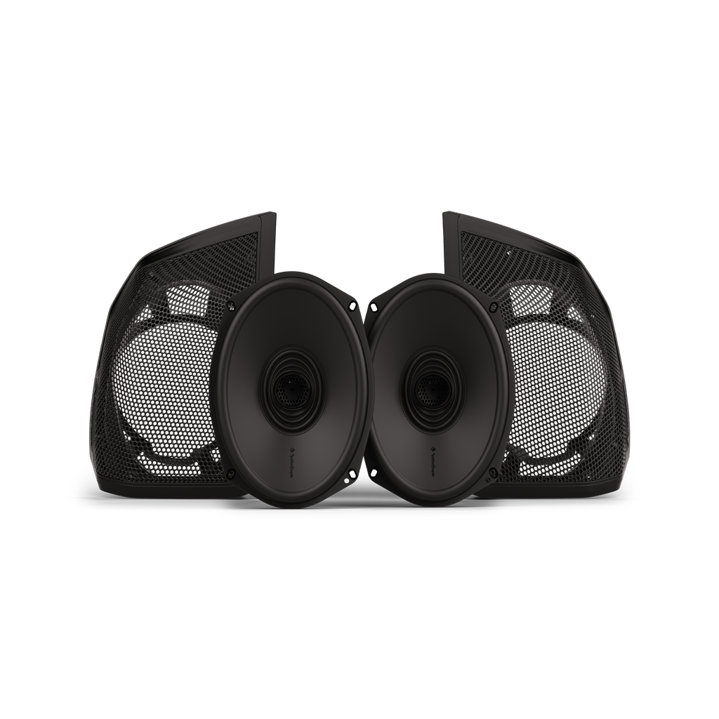Rockford Fosgate HD24BL69 6x9" Aftermarket Saddlebag Cut-In Speaker Kit for 2024 Harley-Davidson
