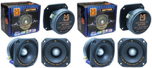 Load image into Gallery viewer, 2 MR DJ HDT700B 3.5" Titanium Bullet High Compression Tweeter Car Van ATV UTV Marine Boat Motorcycle Motorsports Competition