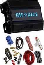 Load image into Gallery viewer, Hifonics ZD-1350.2D 1350W RMS Class-D 2-Channel Car Stereo Amplifier + 4 Gauge Amp Kit