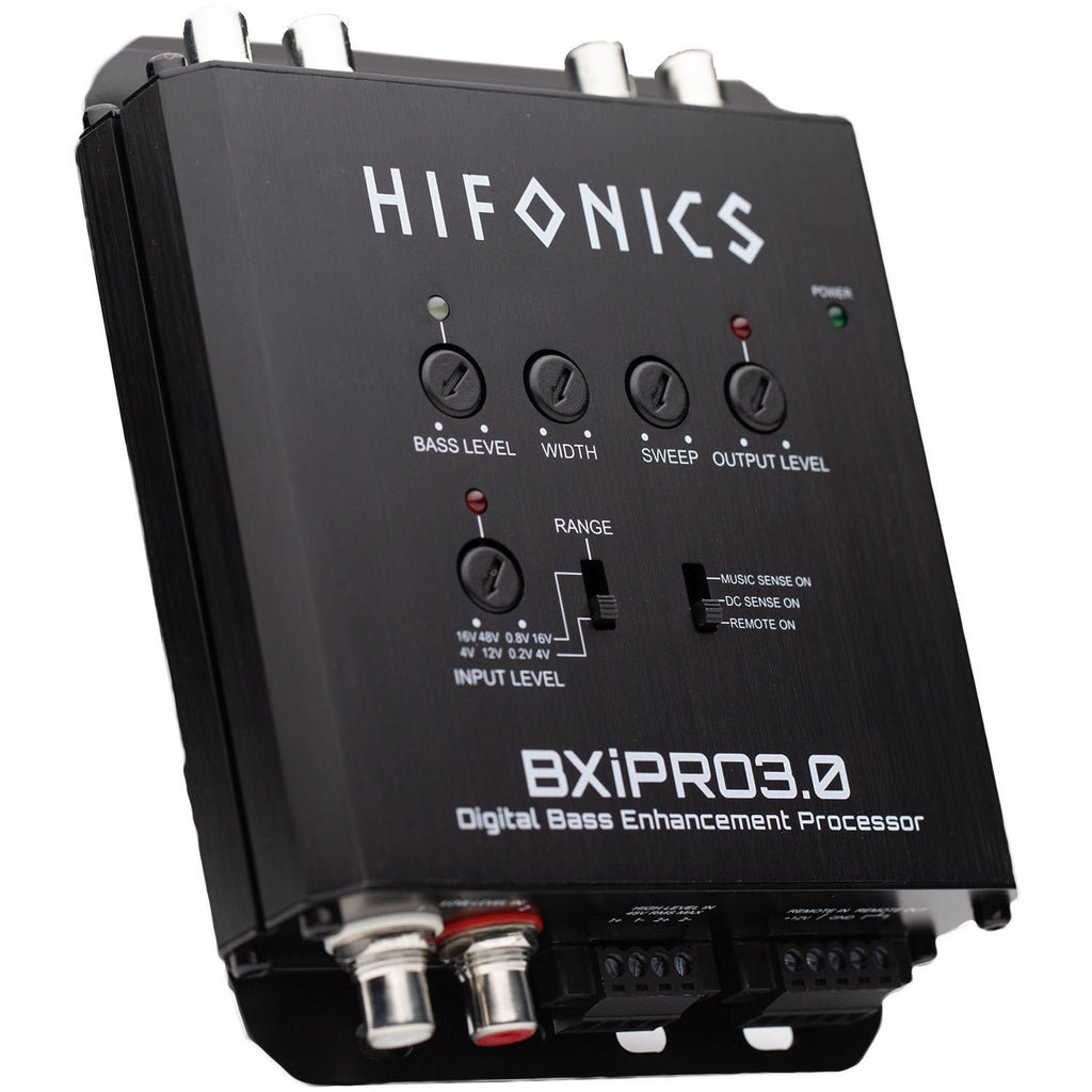 Hifonics BXIPRO1.5 Bass Enhancer Processor with Dash Mount Remote Control