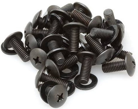 Hosa RMC-180 Standard Audio Rack Moutning Screws and Washers, 24 Pieces