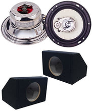 Load image into Gallery viewer, Absolute HQ-653 6-1/2" 420 Watts 3-way Speakers + 6.5" Enclosures Box