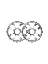 Load image into Gallery viewer, Diamond Audio HXM10FGW 10" Flush Mount Speaker Grill Pair Steel (White)