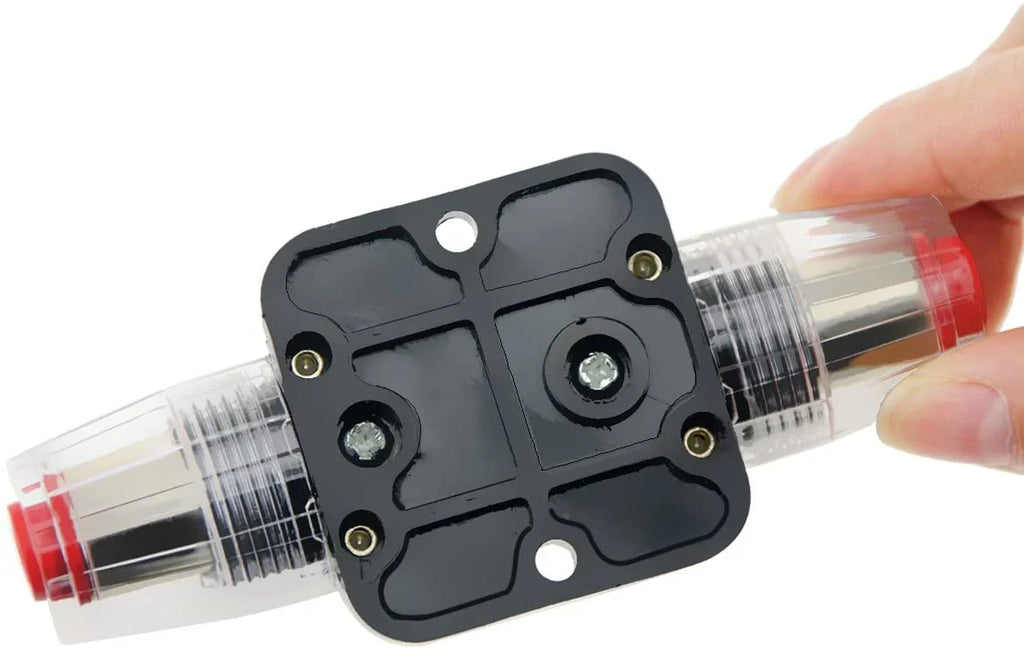 Absolute ICB250 4/8 AWG 250 Amp in-line Circuit Breaker with Manual Reset Car Auto Marine Boat Stereo