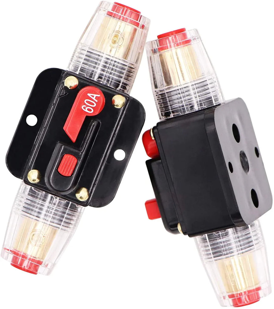 Absolute ICB40 4/8 AWG 40 Amp In-line Circuit Breaker with Manual Reset