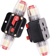 Load image into Gallery viewer, Absolute ICB40 4/8 AWG 40 Amp In-line Circuit Breaker with Manual Reset