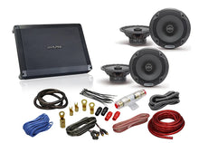 Load image into Gallery viewer, 2 Alpine S2-S65 6.5" 480 Watt Car Audio Speakers+BBX-T600 2 Channel Amplifier + Absolute KIT4 4G Amp Kit