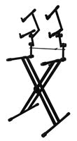 Load image into Gallery viewer, Yorkville IKS-90 Heavy Duty Deluxe Three Tier Keyboard Stand