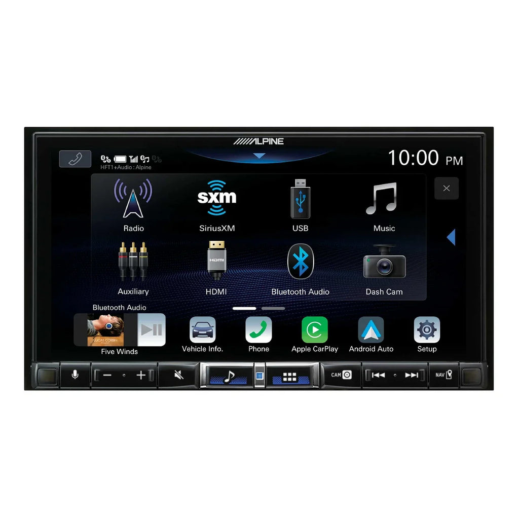 Alpine ILX-507+R2-S652 7-Inch Multimedia Receiver w/ (2) 6.5" Comp Bundle