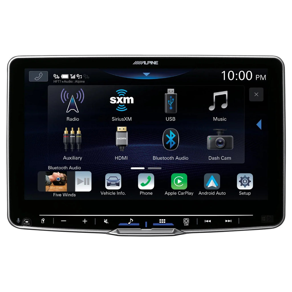 Alpine iLX-F509+KCU-315UH+HCE-C1100 Halo9 USB / HDMI Extension Cable with Back Up Camera