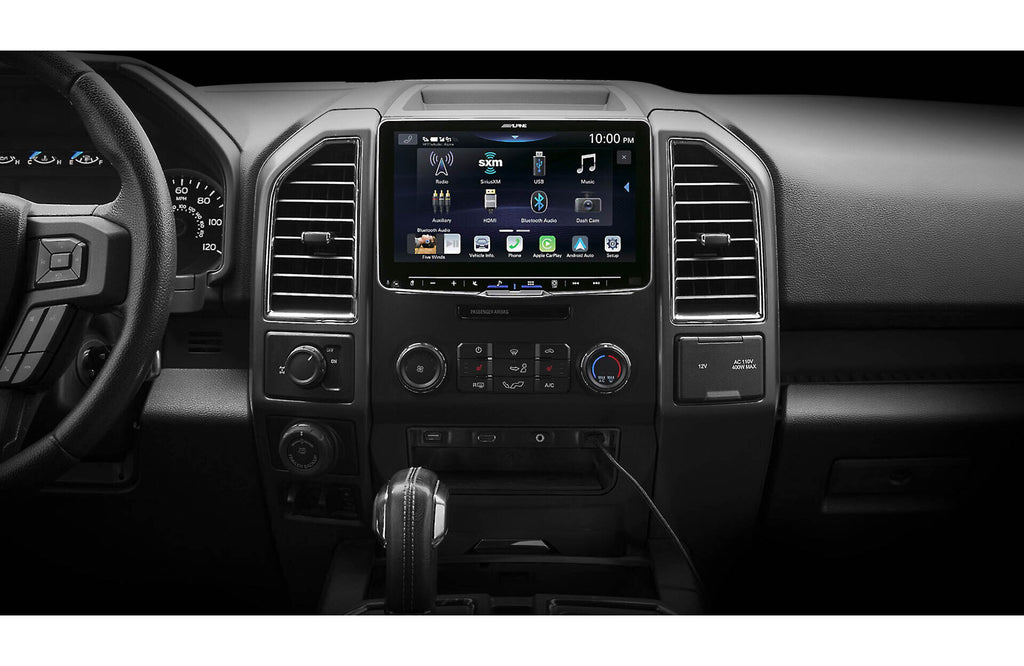 Alpine iLX-F509 9" Digital multimedia +RUX-H02 Halo wireless knob +KAE-HF9DA Screen Protector