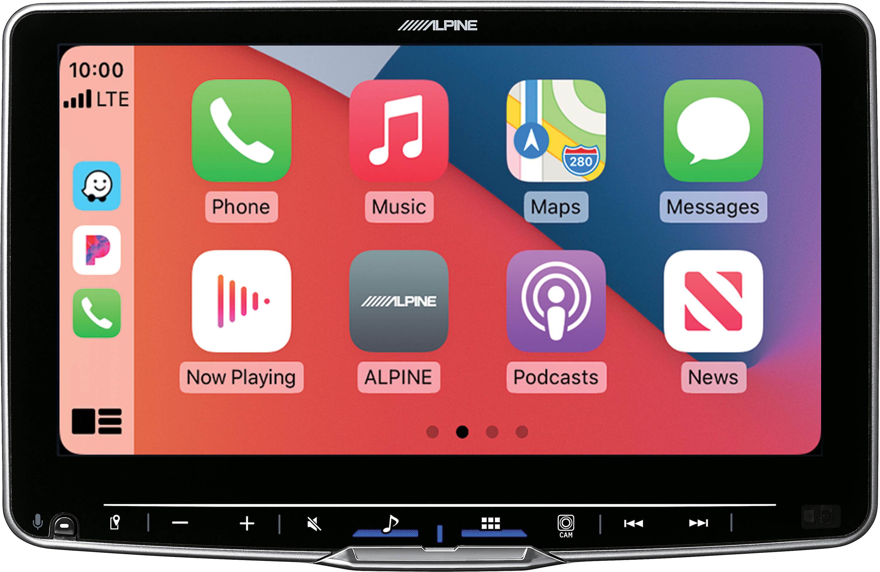 Alpine iLX-F509 9" Digital multimedia + Halo wireless subwoofer level controller