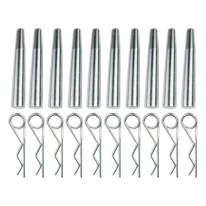 Galaxy Stage GS34-PC 10 Pack of Pins and Safety Clips for GS34 Truss Professional Truss Connection Hardware Kit