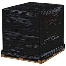 Load image into Gallery viewer, Absolute One (1) Rolls Black Hand Stretch Plastic Film Pallet Shrink Stretch Wrap 18" Wide 1500 Square Feet x 80 Gauge