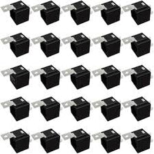 Load image into Gallery viewer, 10 PACK 12 VOLT DC 40 AMP SPTD AUTOMOTIVE RELAY 5 PIN W/ MOUNTING TAB