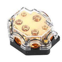 Load image into Gallery viewer, 2 Absolute PD-150G 0-2-4 Gauge 1 in 5 Ways Out Power Splitter Distribution Block