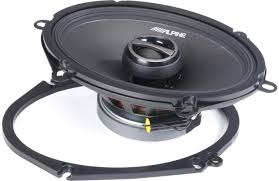 Alpine S-Series S-S57 5"x7" 2-Way Coaxial Speaker and S-S40 4" Coaxial Speaker