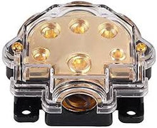 Load image into Gallery viewer, 2 Absolute PD-150G 0-2-4 Gauge 1 in 5 Ways Out Power Splitter Distribution Block