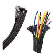 Install Bay FLX1BLK 1in Expandable Sleeving Black - 65ft