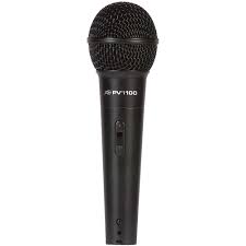 4 Peavey PVI100 1/4" Wired Dynamic Cardioid Vocal Microphone+ Mic Clip + Cable