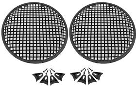 2 Patron PADJS15 15" Subwoofer Speaker Metal Mesh Cover Waffle Speaker Grill Protect Guard DJ