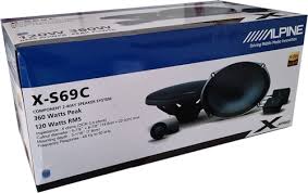Alpine X-S69C 6" x 9" 720W 6" x 9" X-Type 2-Way Component Car Speakers