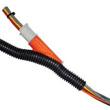 Load image into Gallery viewer, SLT14-10 10 FT 1/4" INCH Split Loom Tubing Wire Conduit Hose Cover Auto Home Marine Black