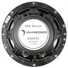 Load image into Gallery viewer, Diamond Audio DES65C 6.5" 2-Way Component System 25mm Aluminum Dome Tweeter
