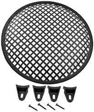 Load image into Gallery viewer, 10'' Inch Car Audio Speaker Sub Woofer Subwoofer Metal Black Waffle Grill Cover Guard Protector Grille Universal