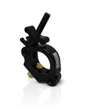 Load image into Gallery viewer, Galaxy Stage GS-C104P Slim Half Coupler Clamp Black Lightweight Aluminum Truss Mount Clamp