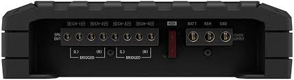Alpine S2-A36F S-Series Class-D 4-Channel Car Amplifier + RUX-H01 Halo Bass Knob