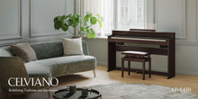 Load image into Gallery viewer, Casio APS450BN Celviano Digital Upright Piano - Brown