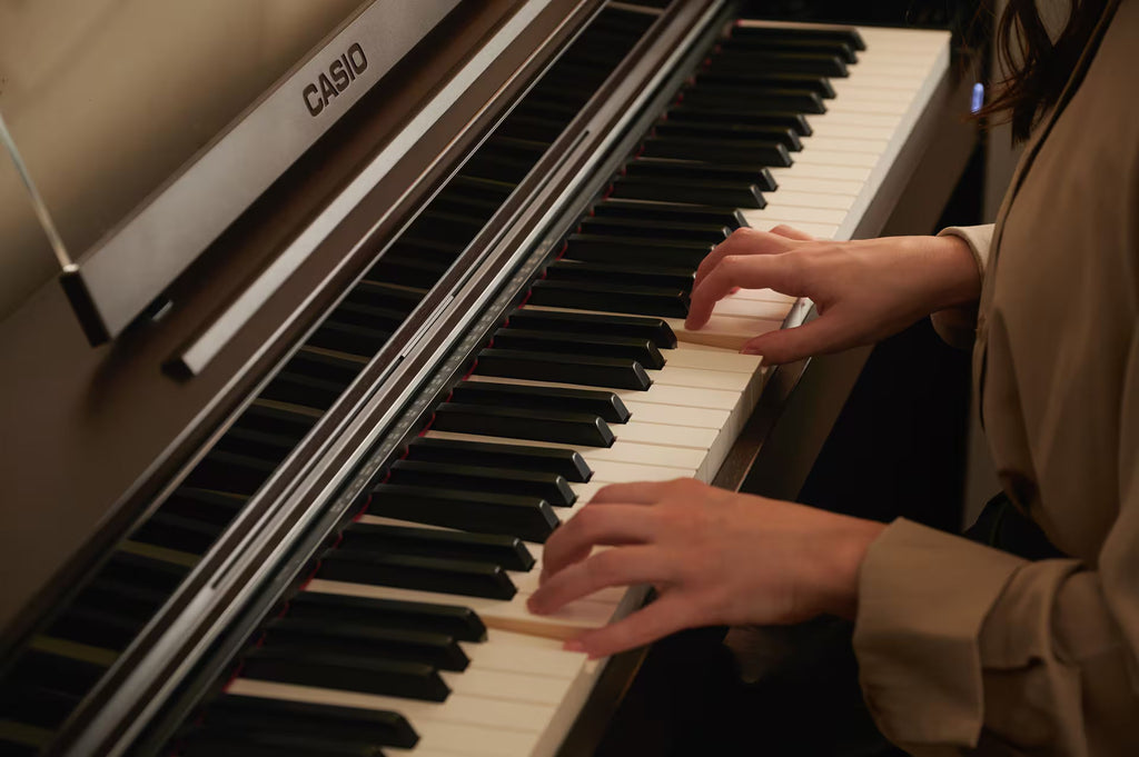 Casio APS450BN Celviano Digital Upright Piano - Brown