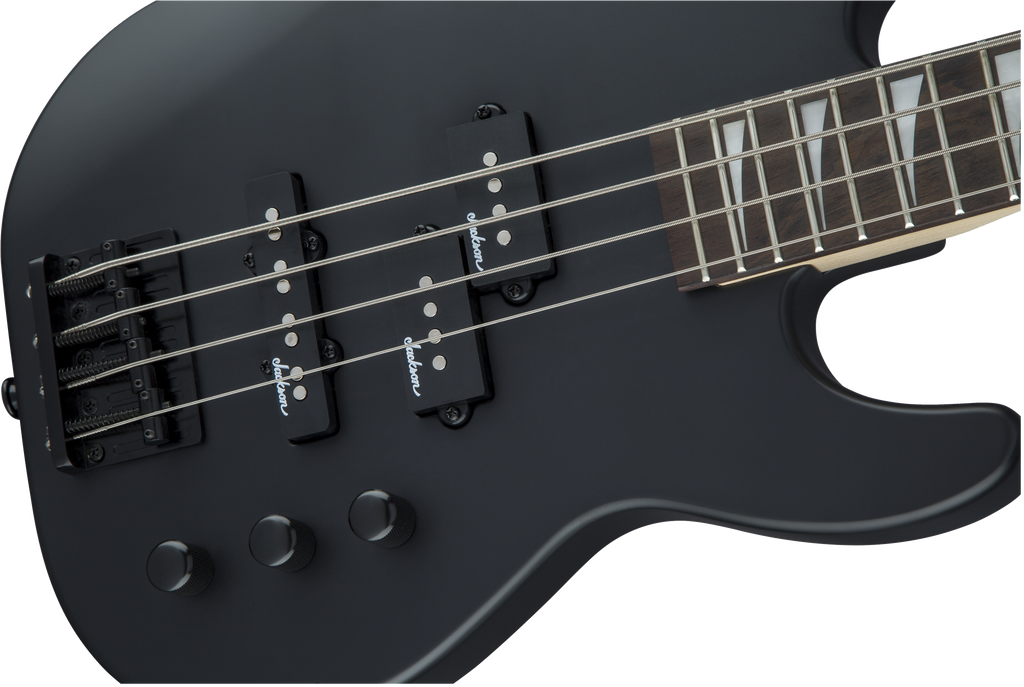 Jackson JS Series Concert Bass Minion JS1X, Amaranth, Fingerboard, Saint Black