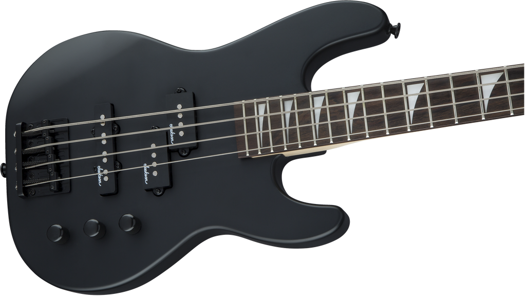 Jackson JS Series Concert Bass Minion JS1X, Amaranth, Fingerboard, Saint Black