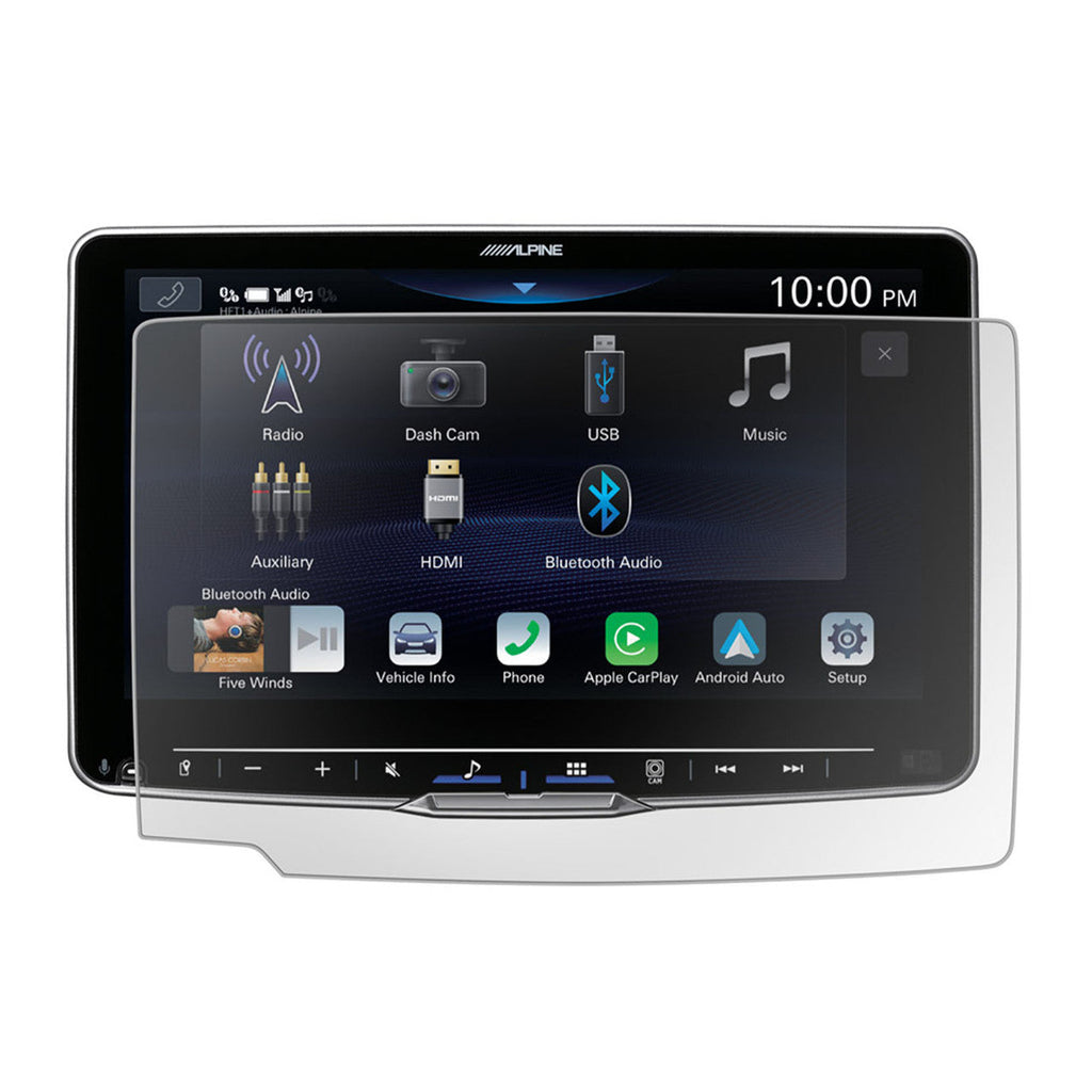 Alpine KAE-HF9DA Anti-reflective Screen Protector for iLX-F509 Bundle