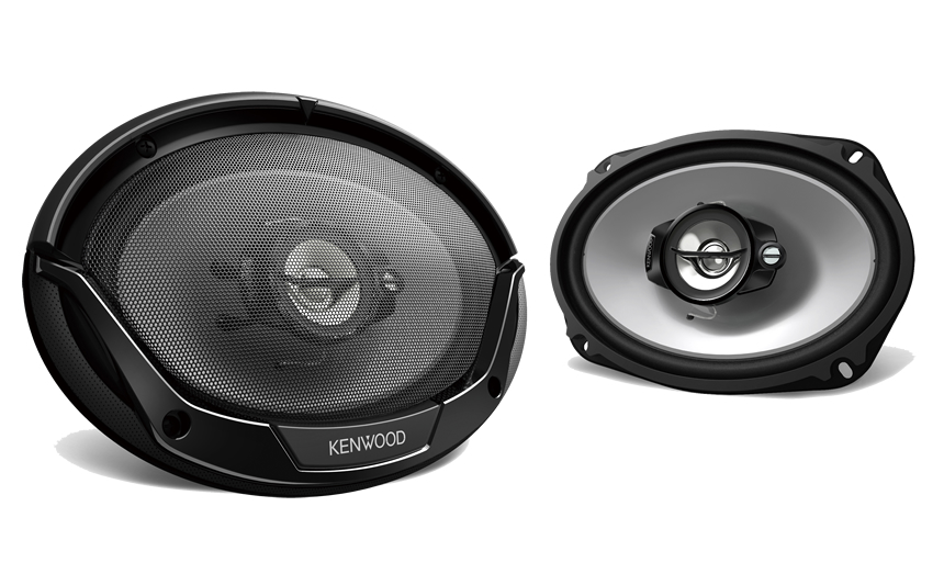 Kenwood 6" x 9" 3-Ways Coaxial Oval Car Speakers with 800W Max Power - KFC-6966S