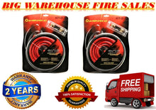 Load image into Gallery viewer, 2 Absolute Kit 0 Complete 0 Gauge Amplifier Kit with RCA Interconnect Cable