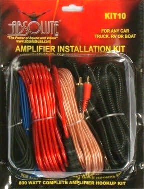Alpine R2-A60F 4 Channel 600 Watt Class D Amplifier & KIT10 Installation AMP Kit