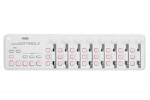 Load image into Gallery viewer, KORG nanoKONTROL2 Slim-Line USB Midi Control Surface in White NANOKON2WH