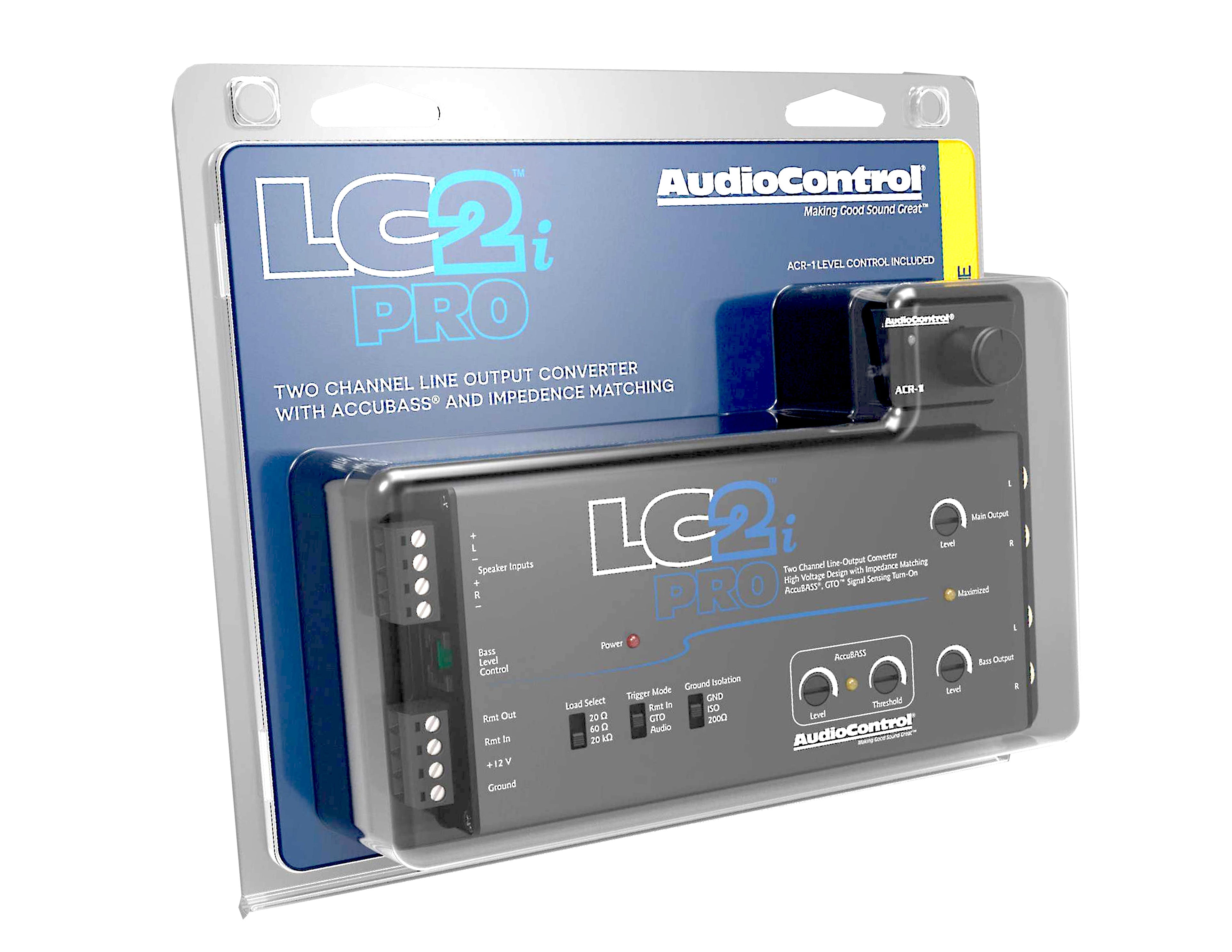 AudioControl LC2i PRO 2-channel line output converter+ Electrical Tape+ Phone Holder