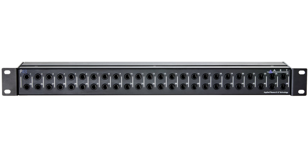 ART P48 48-point 1/4 inch TRS Balanced Patchbay