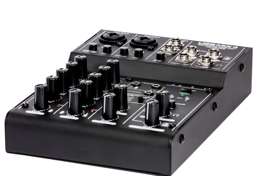 ART USBMIX4 4 Channel USB Recording Mixer
