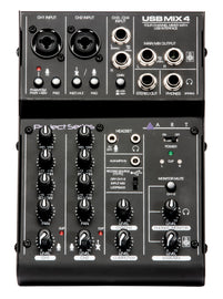 ART USBMIX4 4 Channel USB Recording Mixer