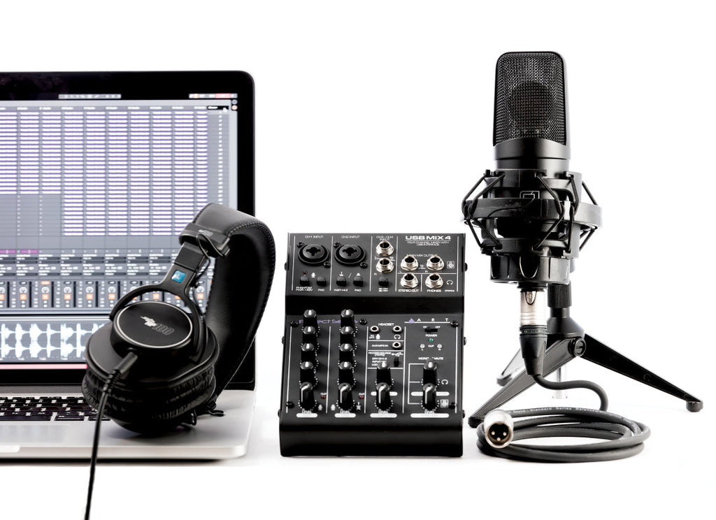 ART USBMIX4 4 Channel USB Recording Mixer